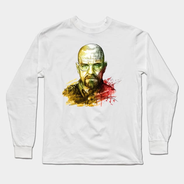 Walter White Long Sleeve T-Shirt by Gryaunth